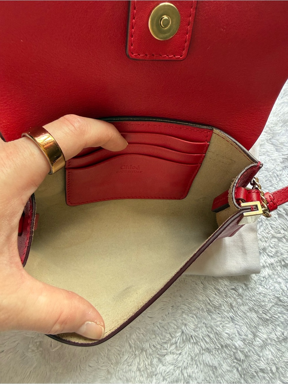 Chloé Mini Faye Crossbody Bag - Picture 7 of 10